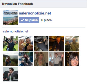 SalernoNotizie su Facebook, diventa fan!